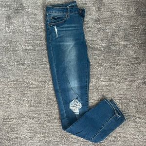 AOS, Size 28, distressed skinny jeans